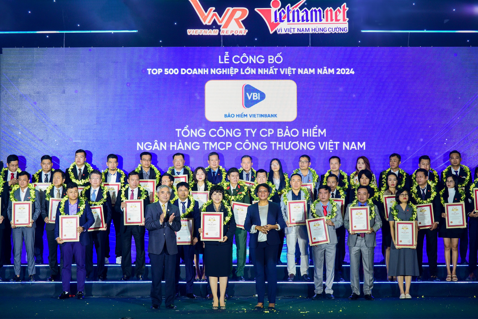 Bảo hiểm VietinBank – VBI 3 năm liên tiếp vào Top 500 Doanh nghiệp lớn nhất Việt Nam